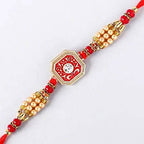 Elegant American Diamond Rakhi | Grocsy