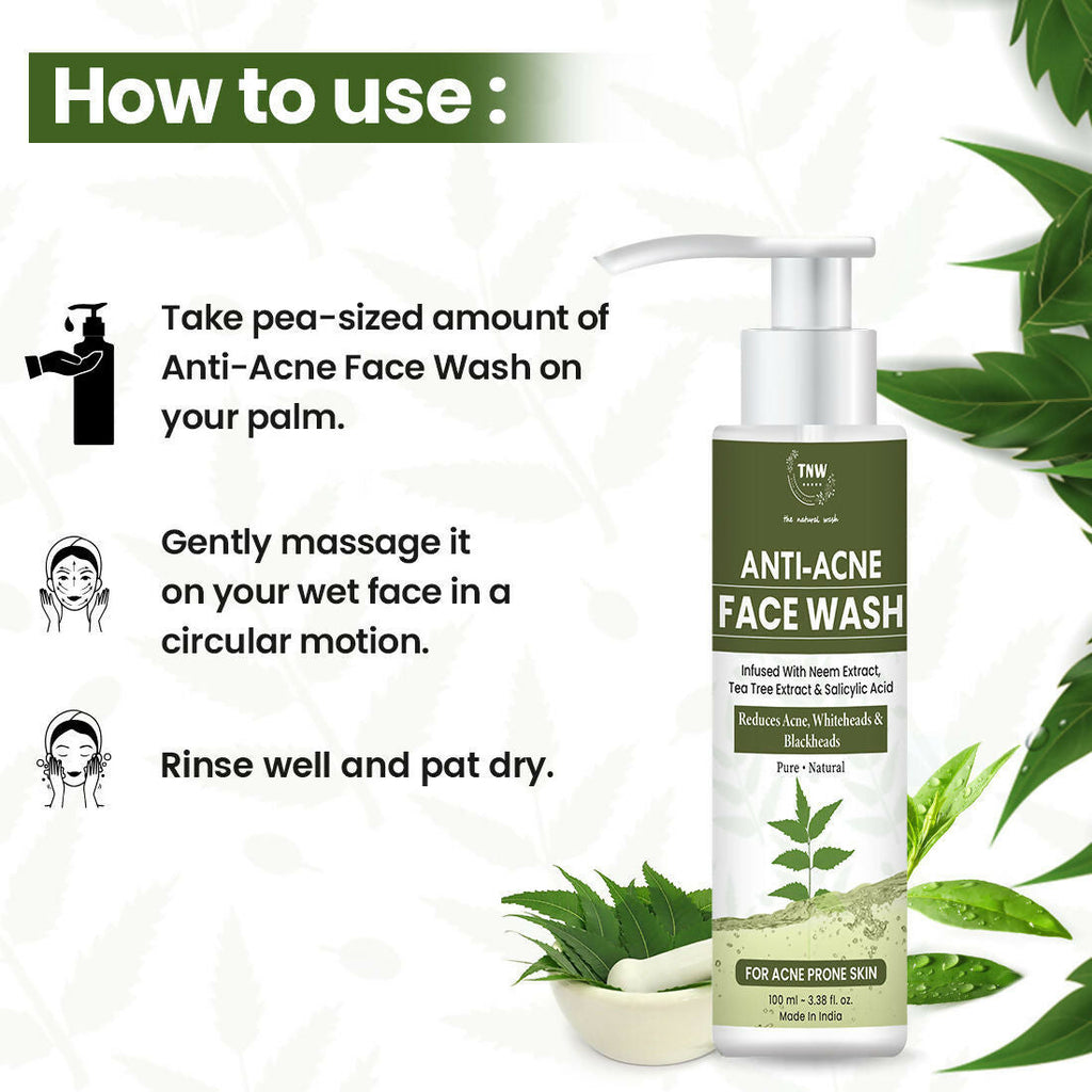 The Natural Wash Anti Acne Face Wash | Grocsy