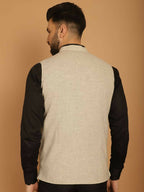 Even Apparels Pure Wool Nehru Jacket - Off White | Grocsy