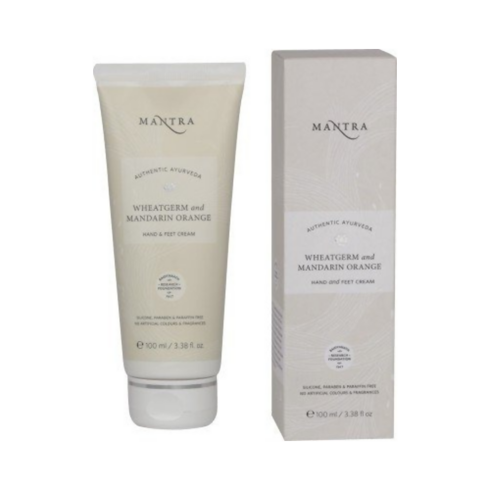 Mantra Herbal Wheatgerm and Mandarin Orange Hand & Feet Cream | Grocsy