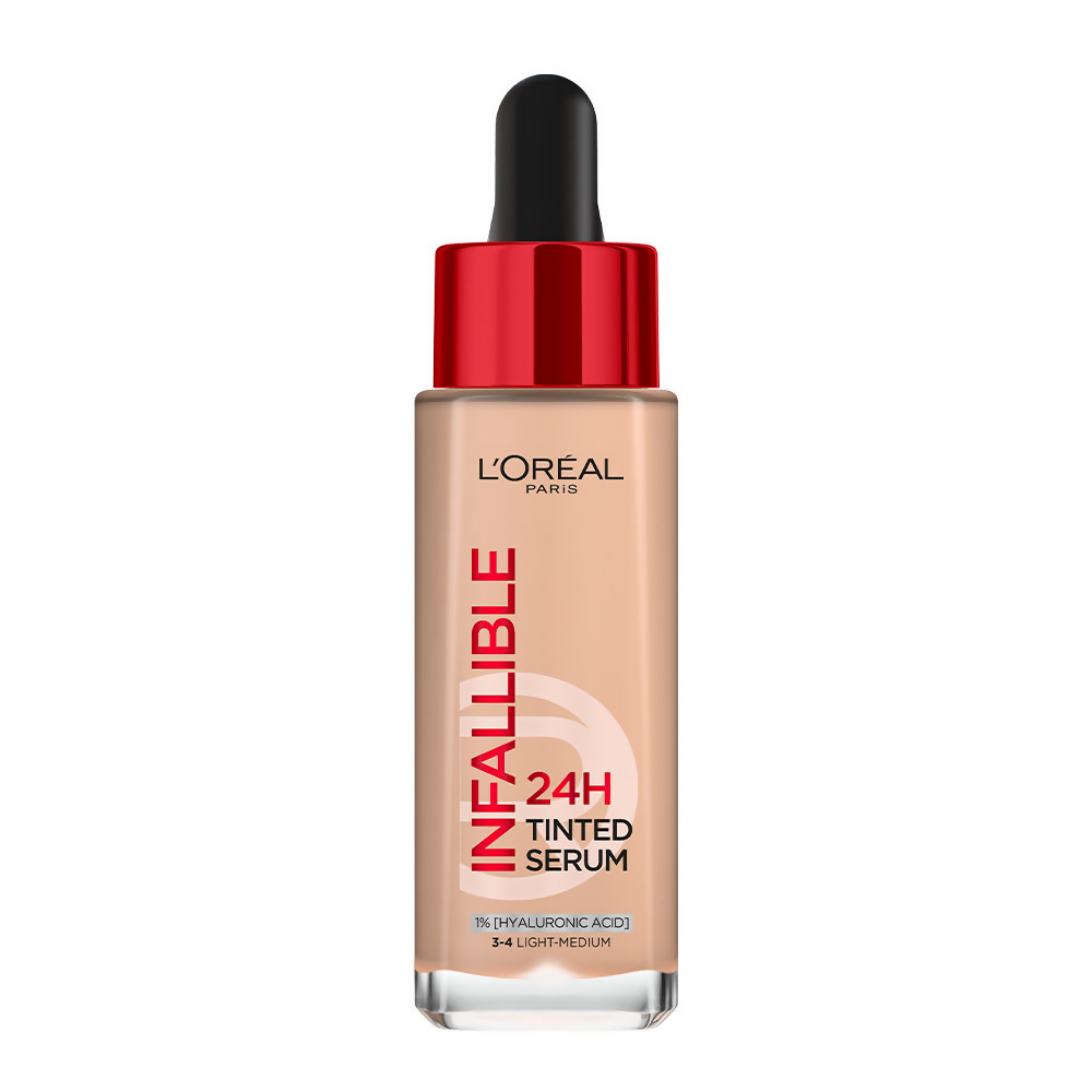 L'Oreal Paris Infallible 24H Tinted Serum Foundation - Light Medium | Grocsy