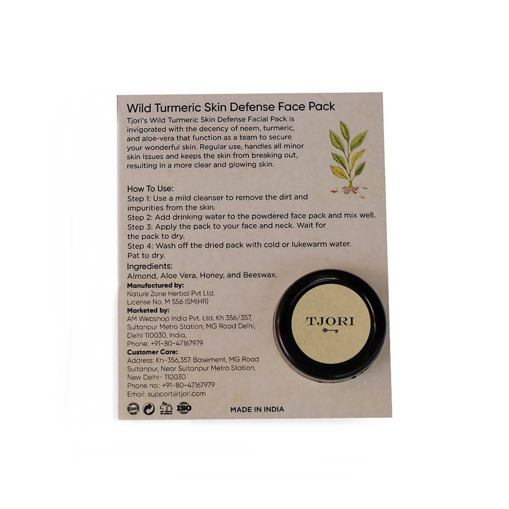 Tjori Wild Turmeric Skin Defense Face Pack | Grocsy