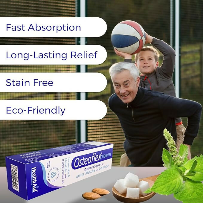 HealthAid Osteoflex Glucosamine & Chondroitin with Soothing Aromatic Oils Cream | Grocsy