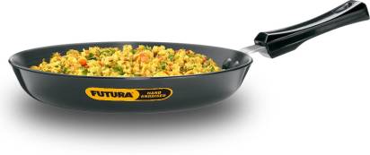 Hawkins Futura Hard Anodised Frying Pan 25 cm Diameter 1 L (IAF25) | Grocsy