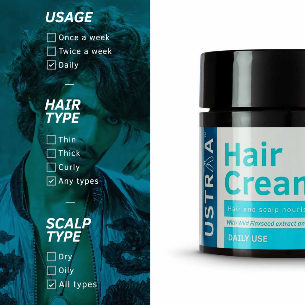Ustraa Daily Use Hair & Scalp Nourishment Cream | Grocsy