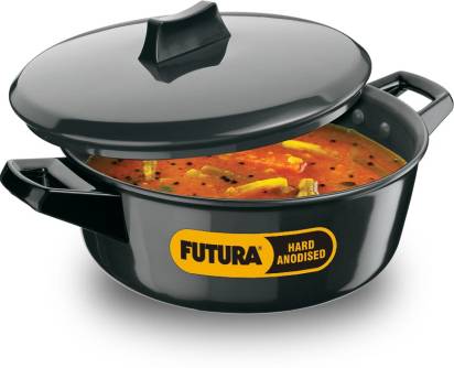 Hawkins Futura Hard Anodized Bowl 3 L with Lid (IACB30) | Grocsy