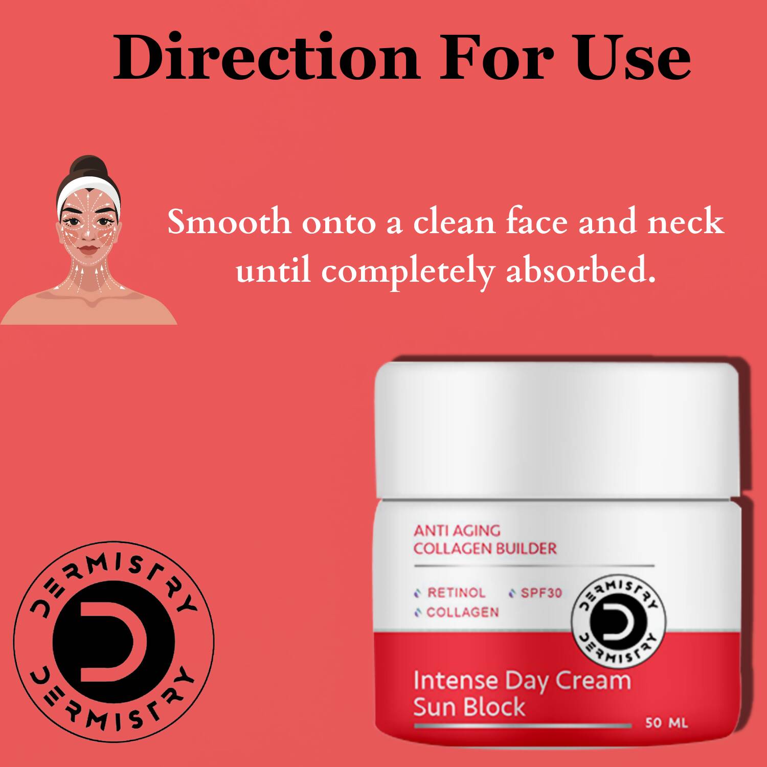 Dermistry Anti Aging Intense Day Cream Sun Block & Intense Nourishing Night Cream | Grocsy
