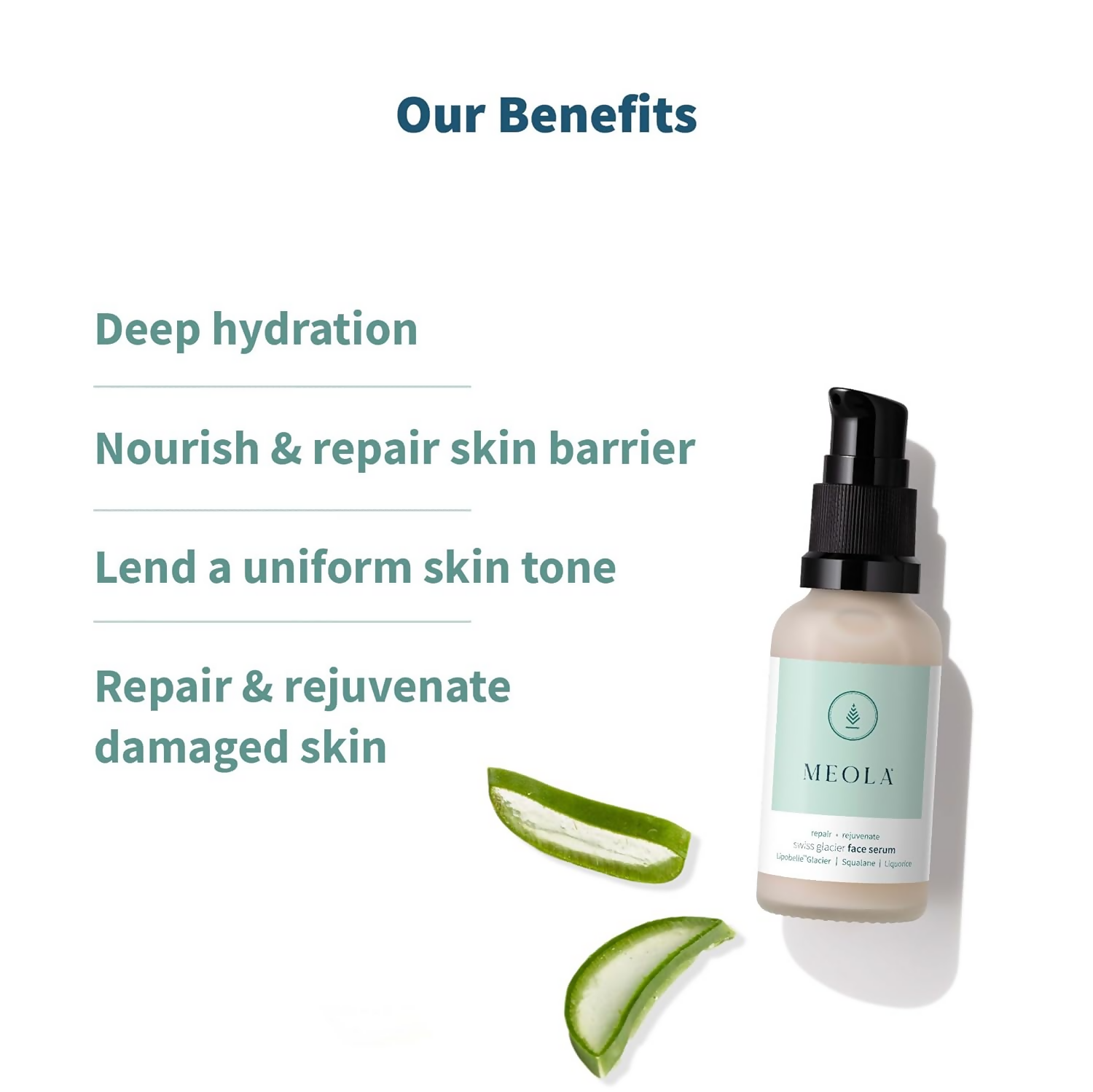 Meola Swiss Glacier Face Serum | Grocsy