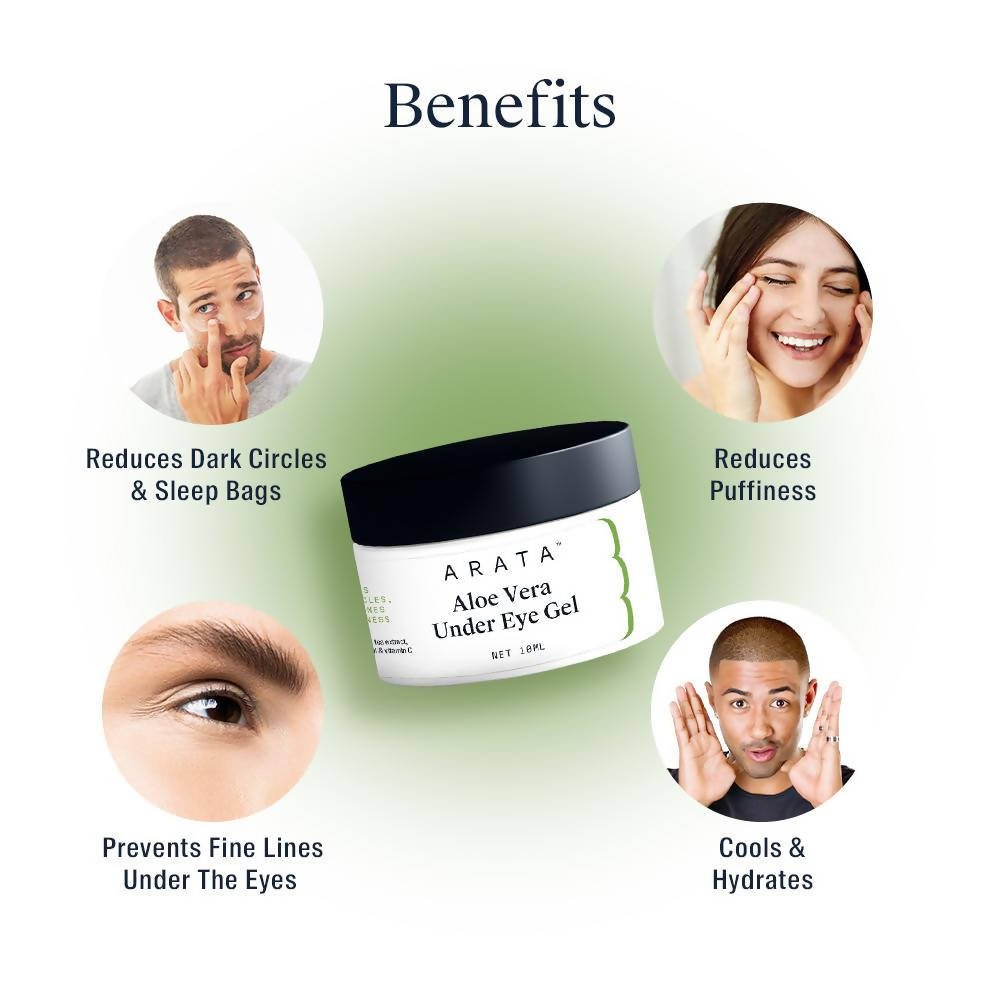 Arata Aloe Vera Under Eye Gel | Grocsy