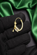 Vastrabhushan Gold Kundan Nath Nose Ring | Indian Bridal Jewelry | Grocsy