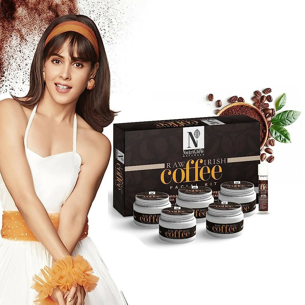 NutriGlow Natural’s Raw Irish Coffee Facial Kit | Grocsy