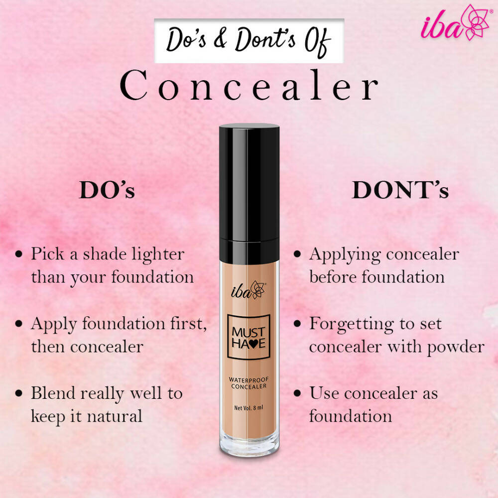Iba Must Have Waterproof Concealer - Light | Grocsy