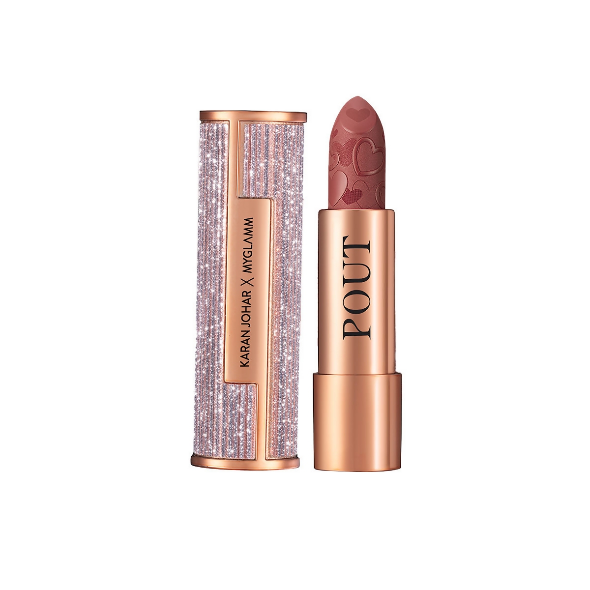 MyGlamm Pout By Karan Johar Intense Matte Plumping Lipstick - Candid Pout | Grocsy