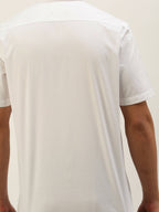 Ramraj Cotton Mens Half Sleeve Formal Poly Cotton White Shirt | Grocsy