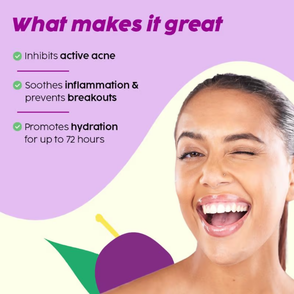 PLIX The Plant Fix Jamun Active Acne Regime With 2% Salicylic Acid Serum & Moisturizer | Grocsy