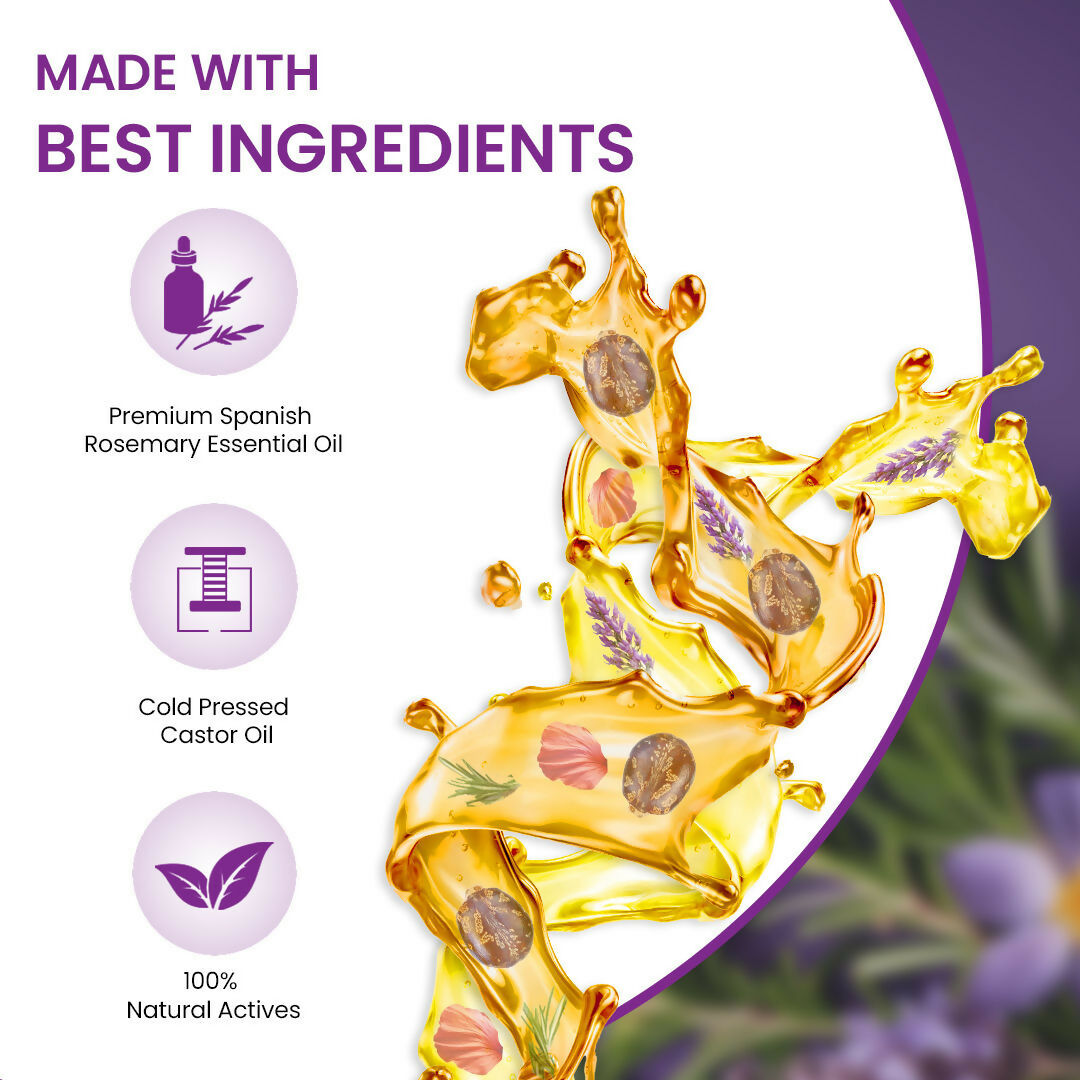 Sesa Ayurvedic Rosemary Hair Oil With Castor Oil | Grocsy