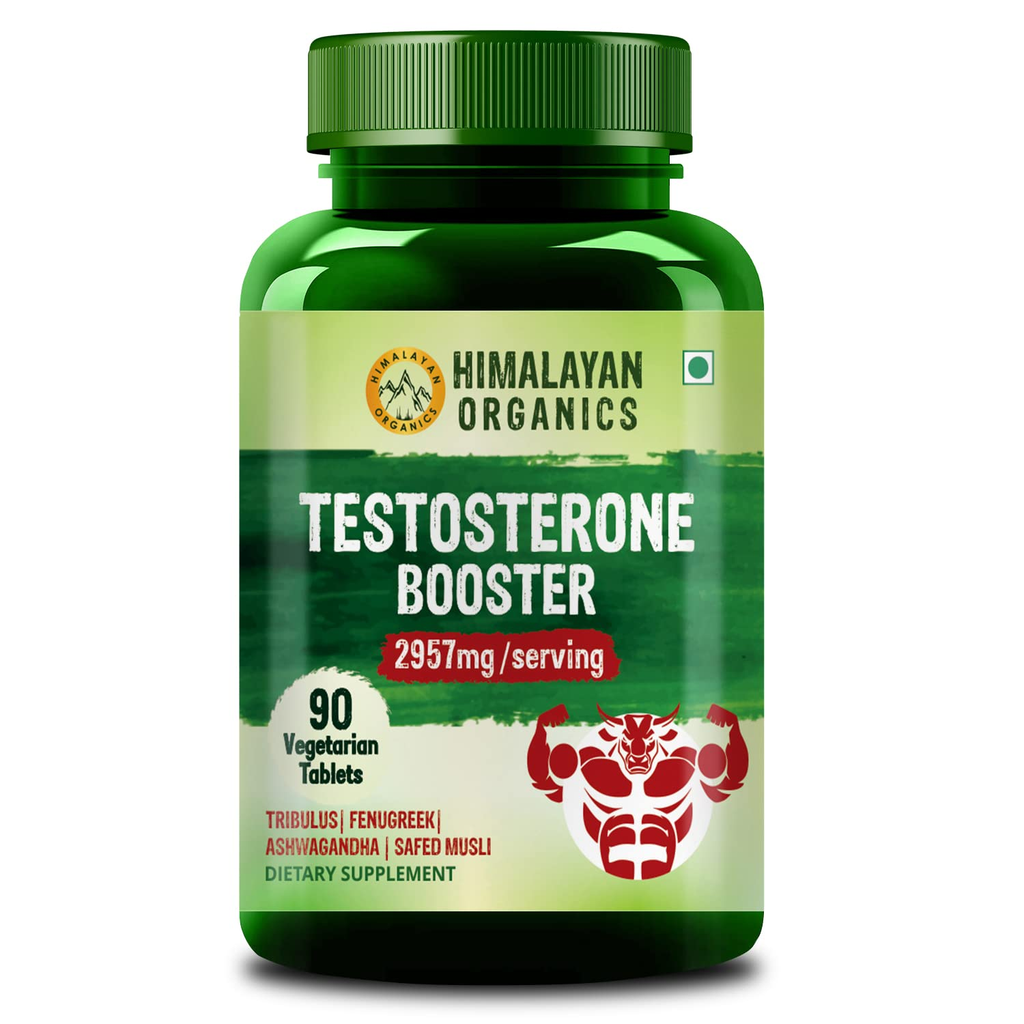 Himalayan Organics Plant Based Testosterone Booster Vegetarian Capsules | Grocsy