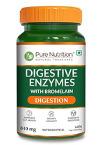 Pure Nutrition Digestive Enzymes with Bromelain Veg Capsules | Grocsy