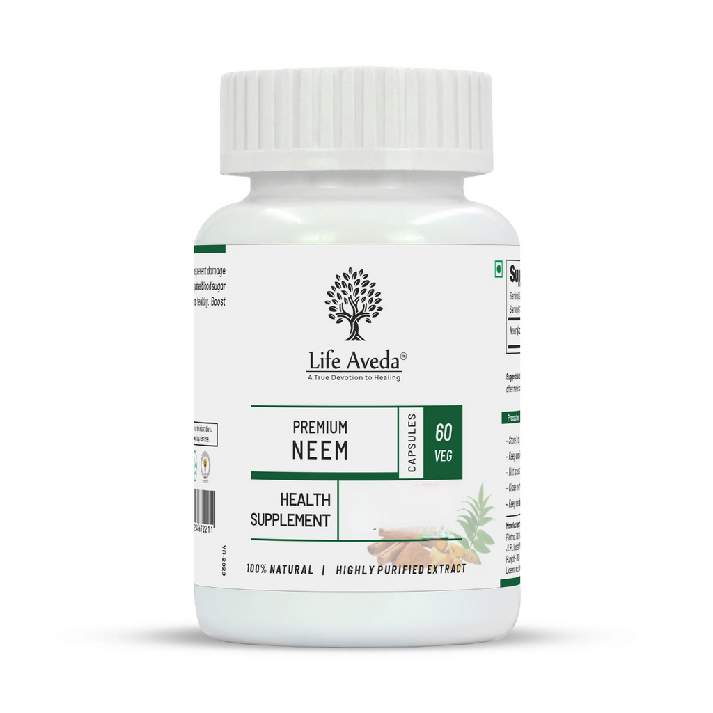 Life Aveda Premium Neem Capsules | Grocsy