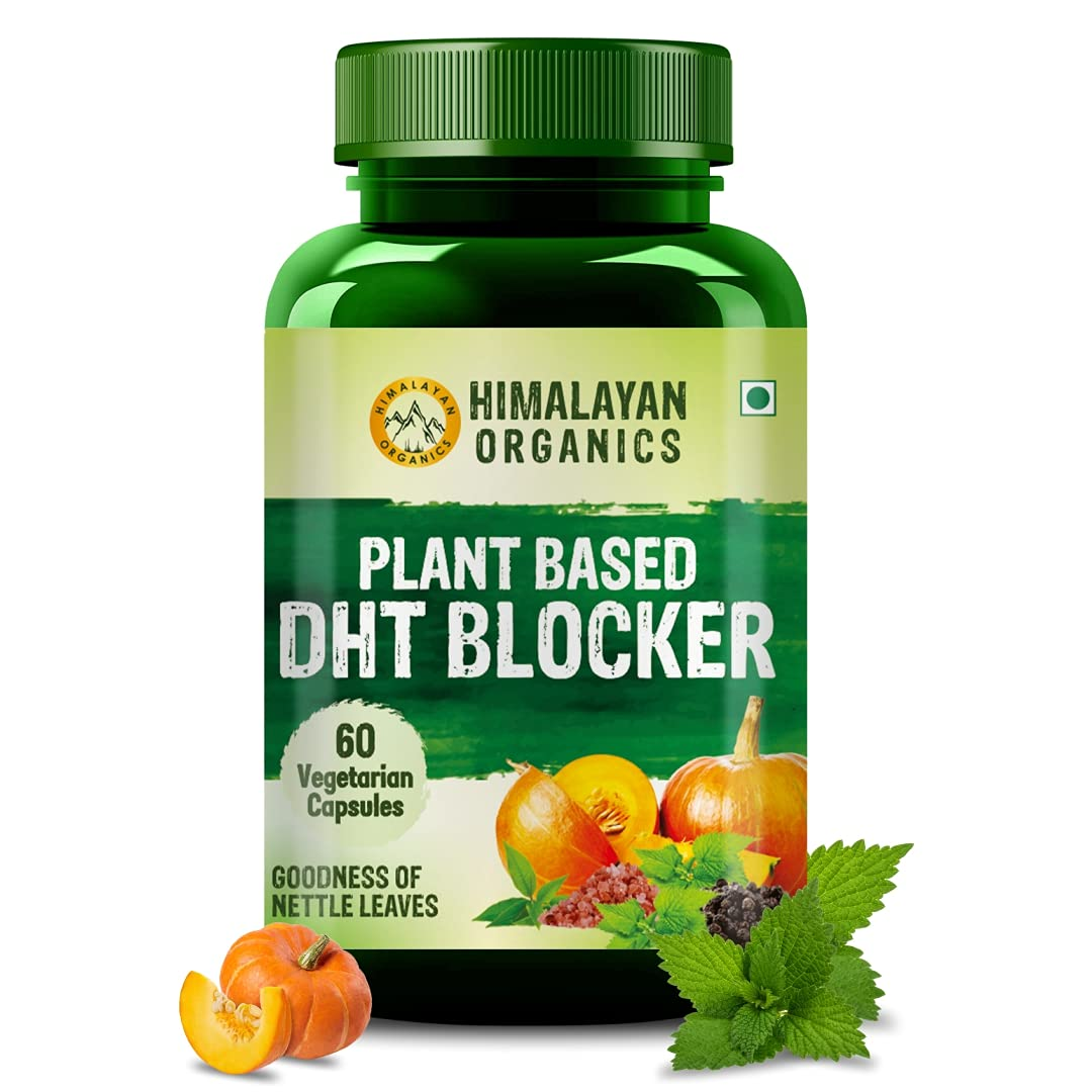 Himalayan Organics Plant Based DHT Blocker Vegetarian Capsules | Grocsy