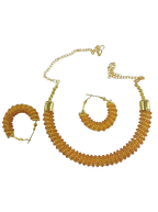 Mominos Fashion Johar Kamal Gold-Polished Brass Finish Hasli Design Choker For Women (Golden) | Grocsy