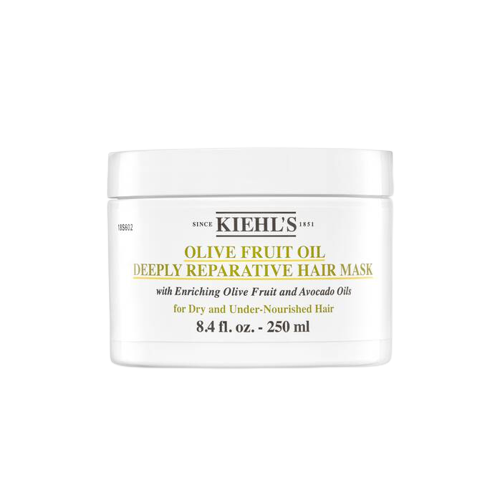 Kiehl's Olive Fruit Oil Deeply Repairative Hair Pak For Dry & Damaged Hair, Restores Shine, With Avocado Oil & Lemon | Grocsy