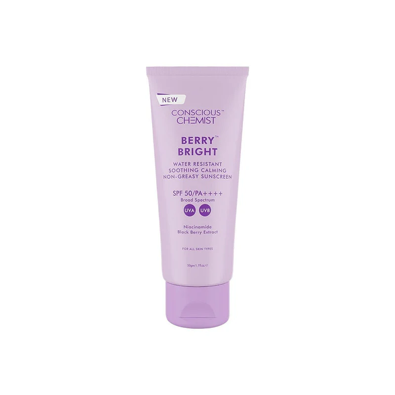 Conscious Chemist Berry Bright Sunscreen SPF 50 | Grocsy