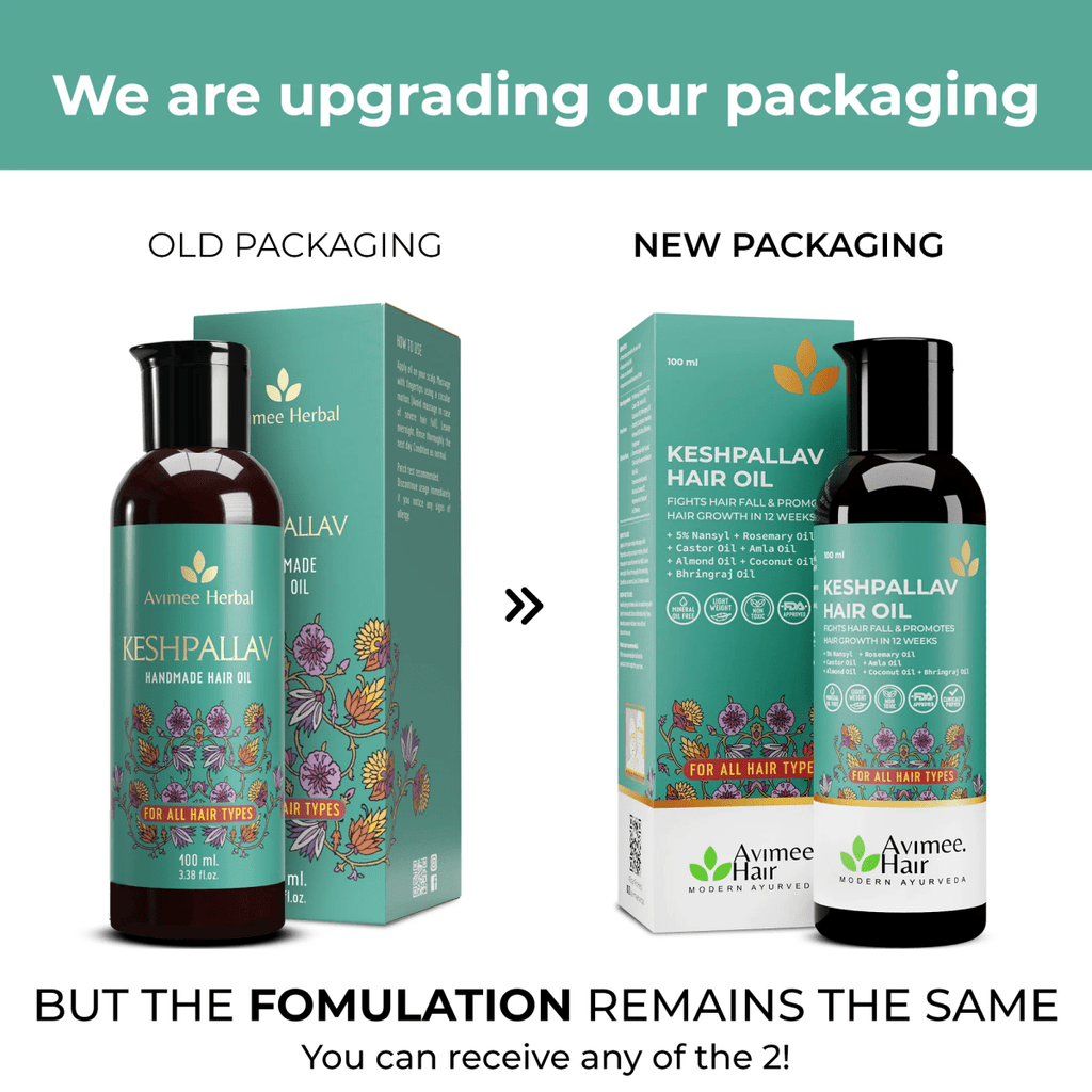 Avimee Herbal Keshpallav Hair Oil For Hair Growth With Amla, Castor, Rosemary & Bringraj Oil | Grocsy