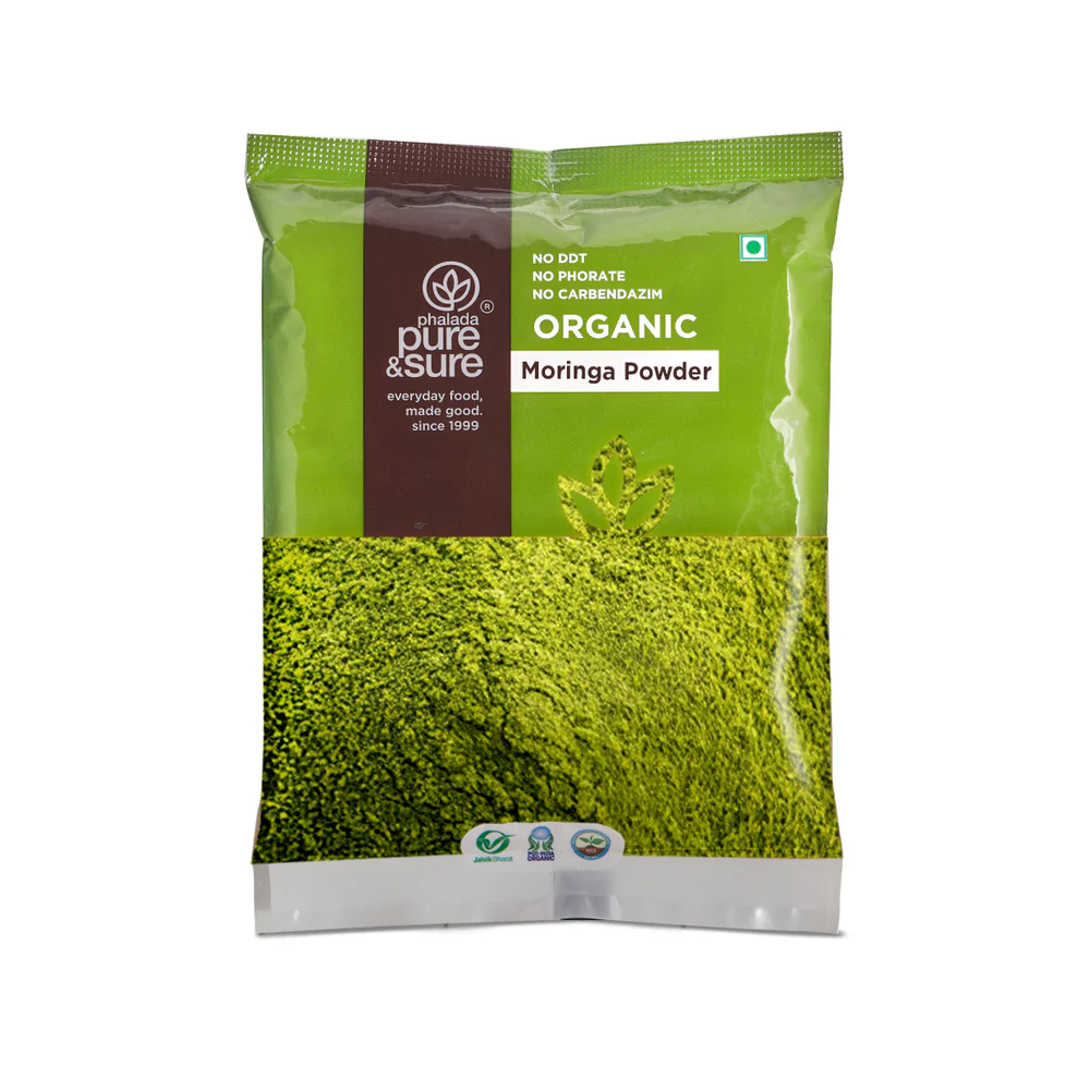 Pure & Sure Organic Moringa Powder | Grocsy