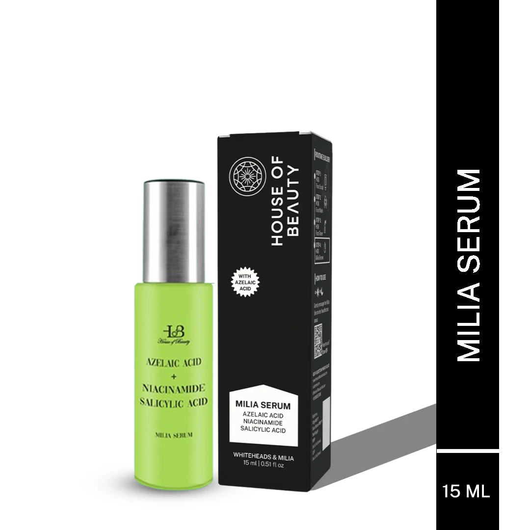 House of Beauty Milia Serum with Azelaic Acid, Niacinamide, Salicylic Acid | Grocsy