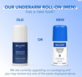 Bella Vita Deo White Natural Underarm Roll On Deodorant for Men | Grocsy