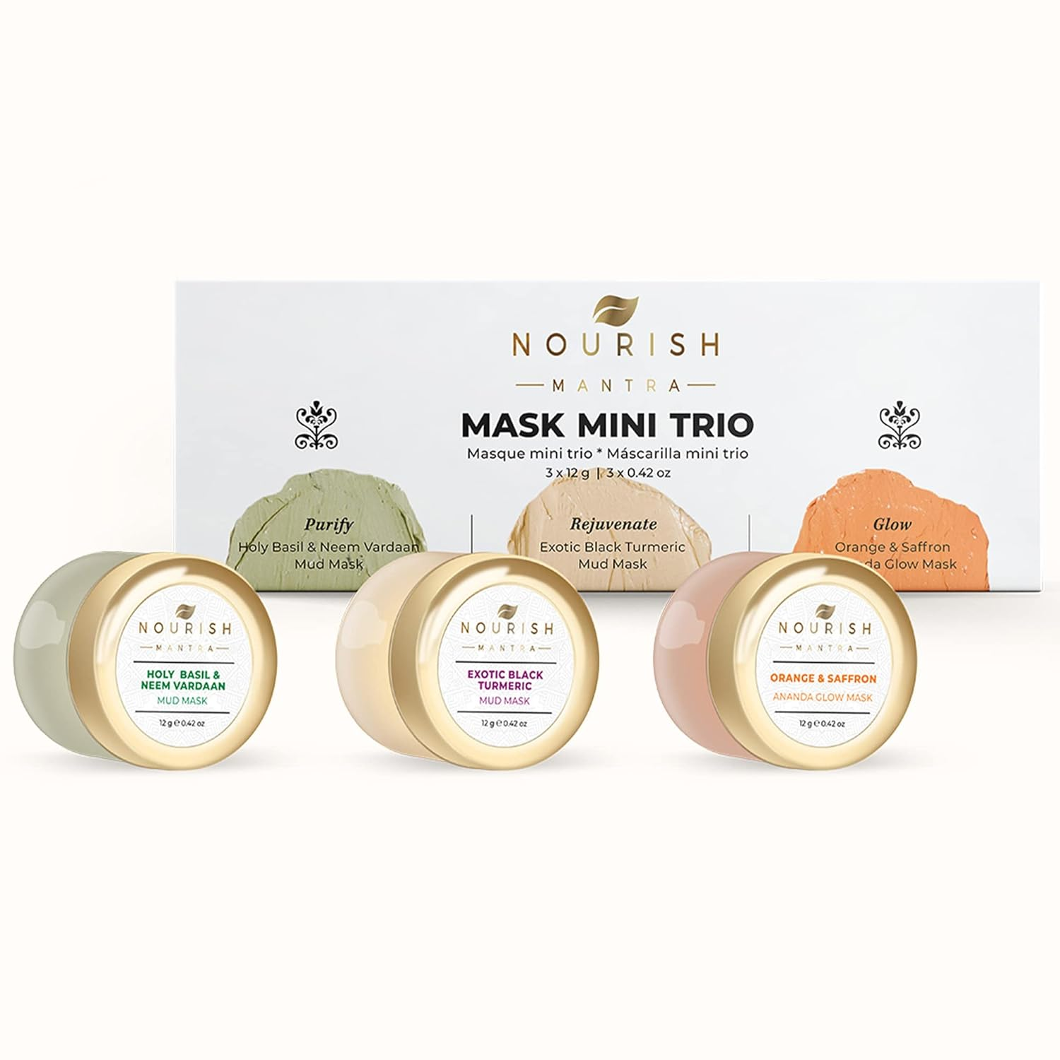 Nourish Mantra Mask Mini Trio Box | Grocsy