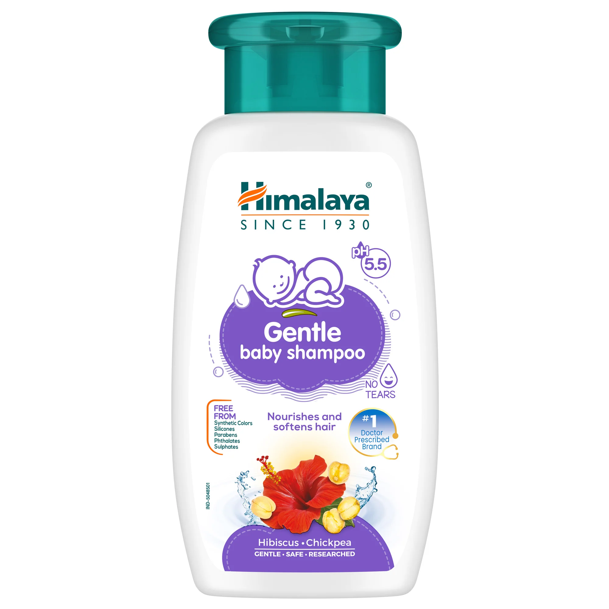 Himalaya Gentle Baby Shampoo | Tear-Free Ayurvedic Shampoo for Soft, Healthy Baby Hair - Swadesiicart