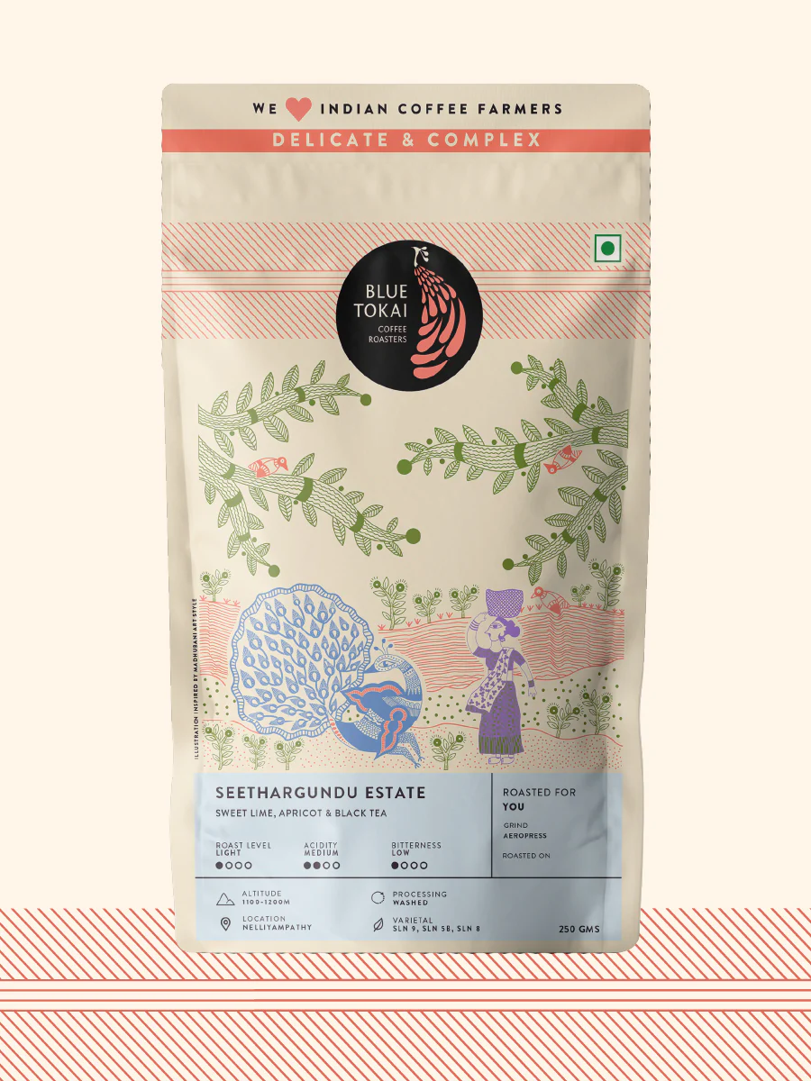 Blue Tokai Coffee Roasters Seethargundu Estate | Grocsy