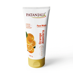 Patanjali Orange Aloevera Face Wash for Gentle Cleanser Removes Dirt Oil Refreshes Skin Natural Care for All Skin Types | Grocsy
