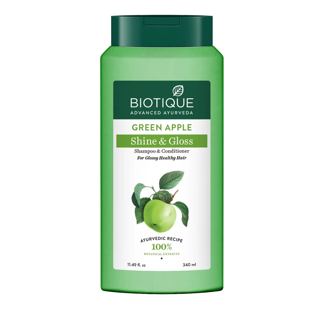 Biotique Bio Green Apple Shampoo & Conditioner | Grocsy