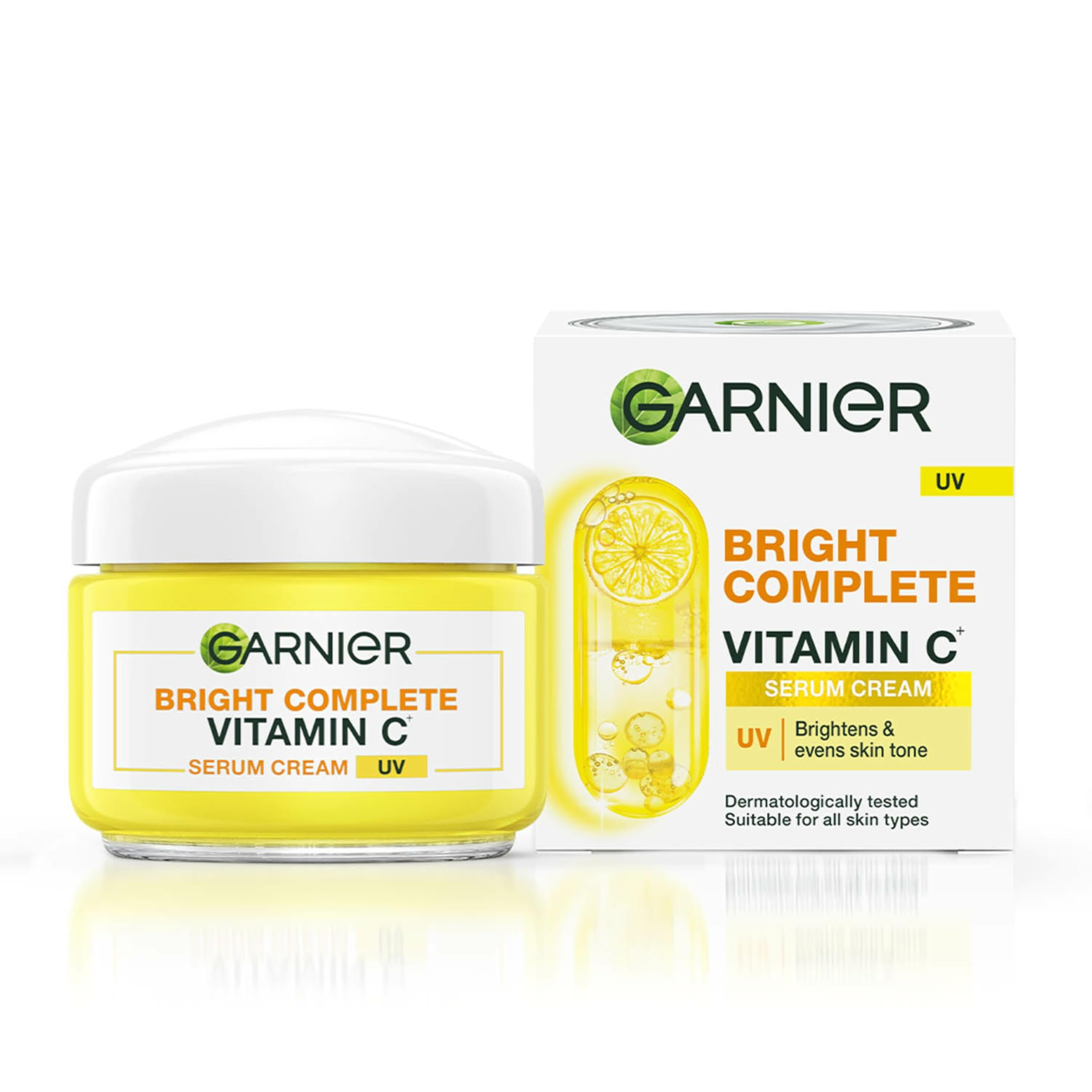 Garnier Skin Naturals Bright Complete Vitamin C Serum Cream | Grocsy
