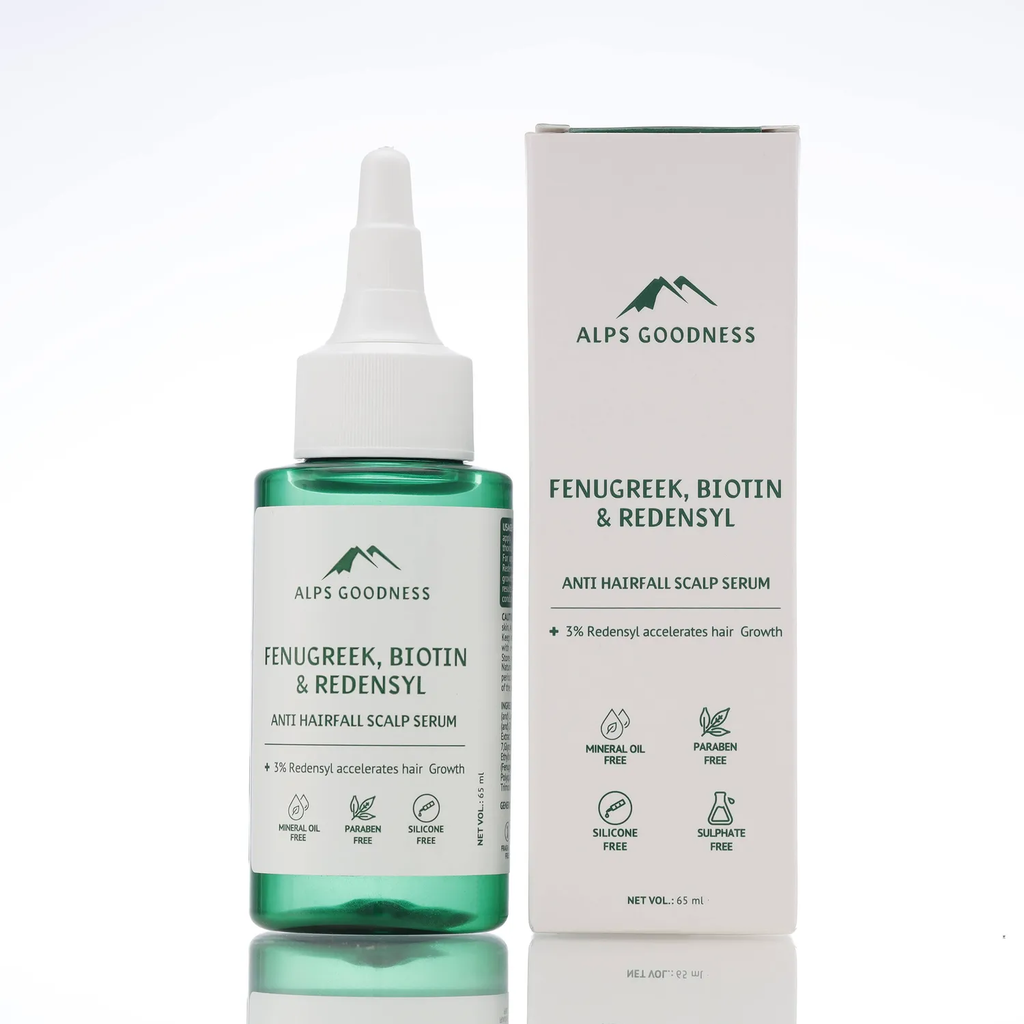 Alps Goodness Fenugreek, Biotin and Redensyl Anti Hairfall Scalp Serum | Grocsy