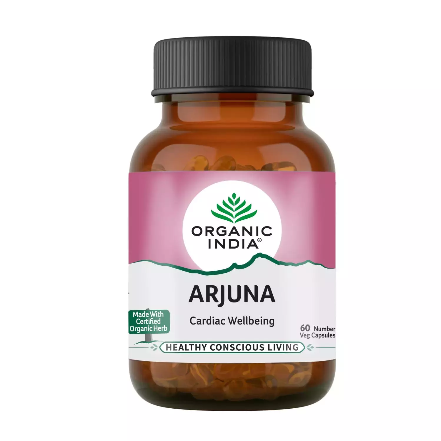 Organic India Arjuna Capsules | Grocsy