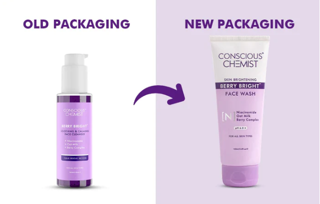 Conscious Chemist Berry Bright Soothing & Calming Face Cleanser | Grocsy