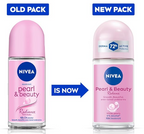 Nivea Deodorant Roll On Pearl & Beauty Radiance For Eventoned Smooth & Beautiful Underarms | Grocsy