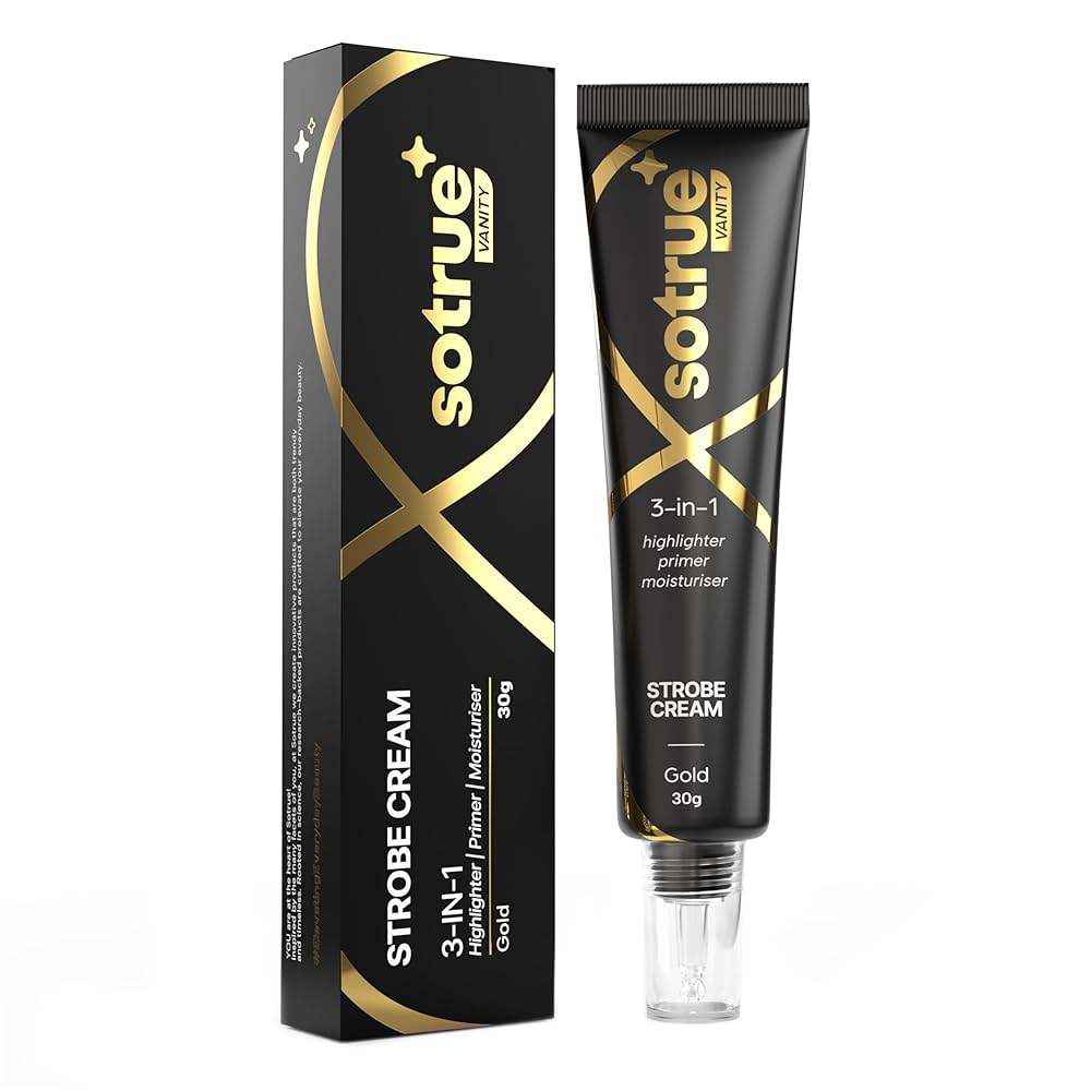 Sotrue Strobe Illuminating Cream + Moisturizer With Hyaluronic Acid - Gold | Grocsy