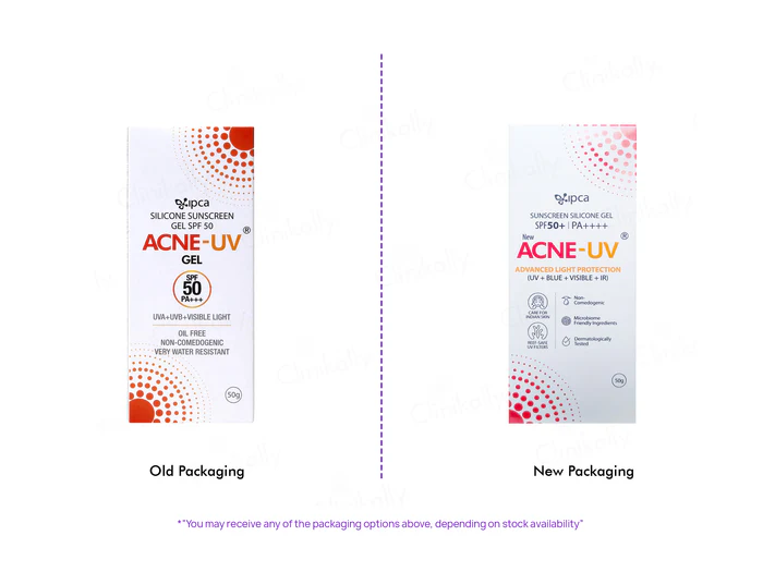 Ipca Acne UV Gel SPF 50 | Grocsy