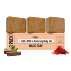 Ghar Soaps Sandalwood & Saffron Magic Soaps For Bath | Grocsy