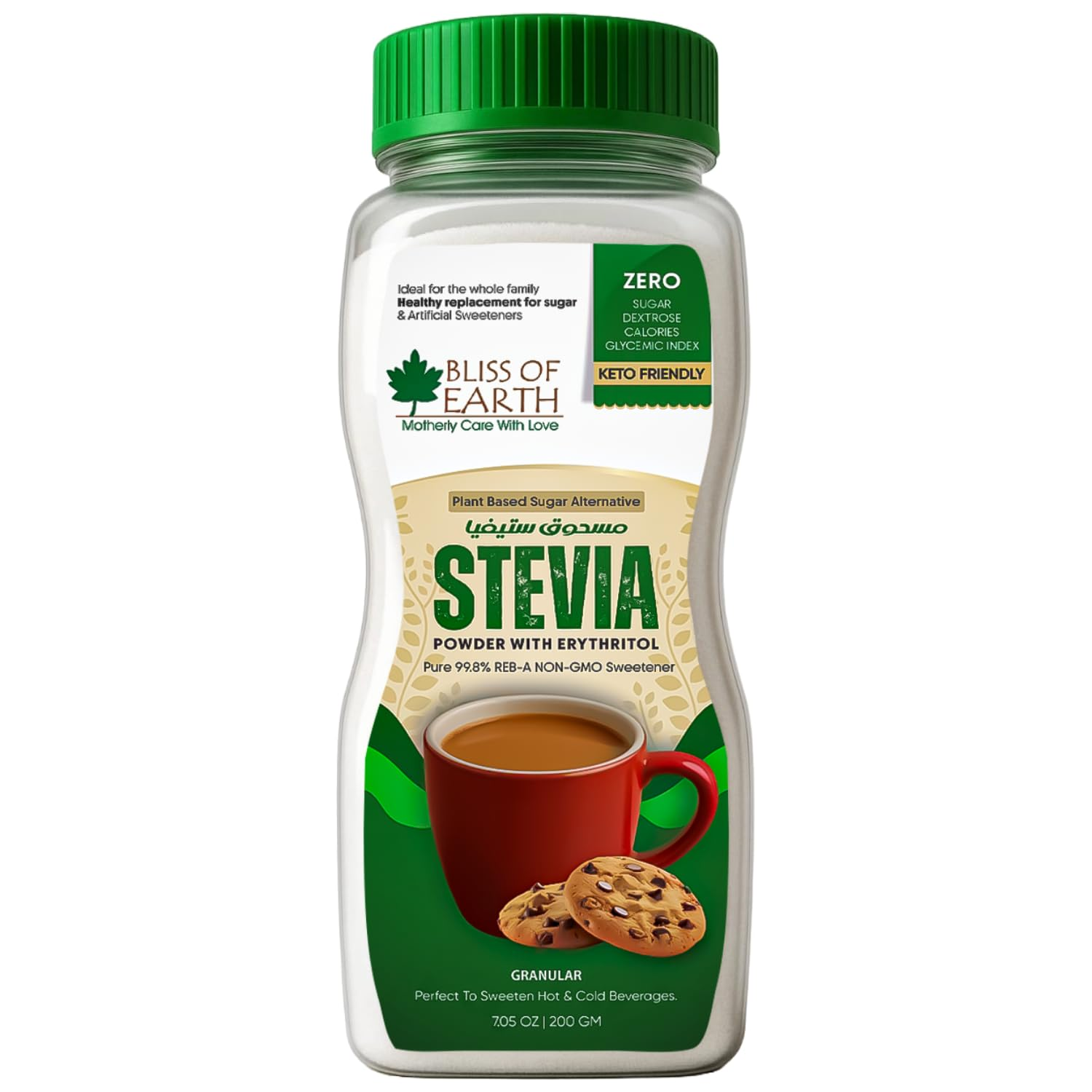 Bliss of Earth 99.8% Reb A Sugarfree Stevia Powder | Grocsy