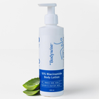 BeBodywise 10% Niacinamide Body Lotion for Reducing Acne Marks With Aloe vera extract, All Skin Types | Grocsy