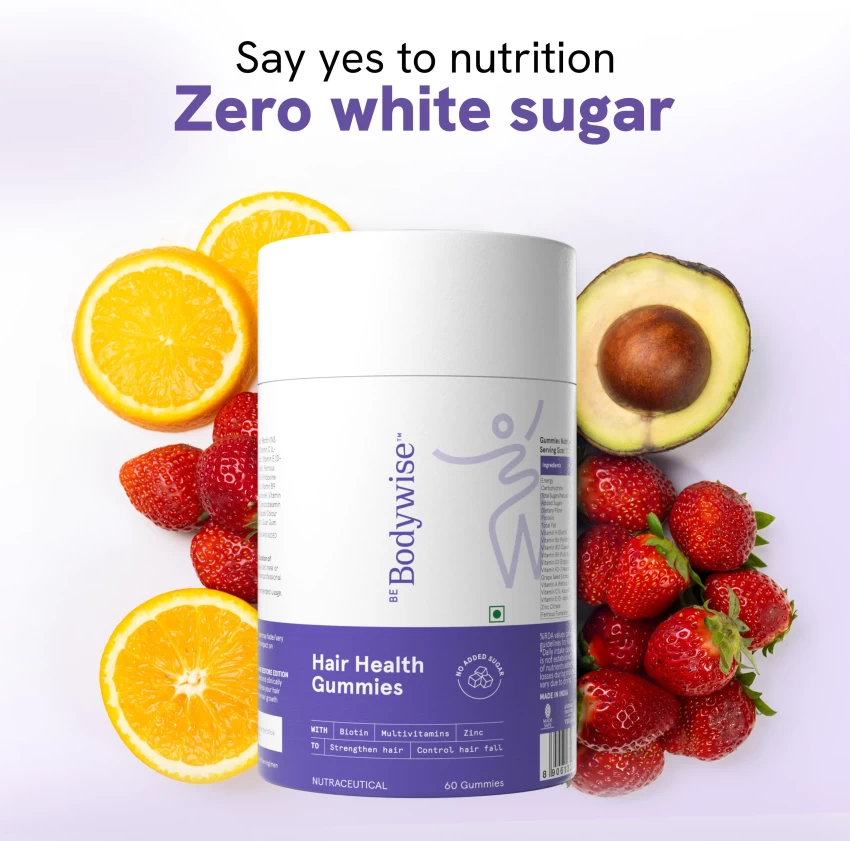 BeBodywise Hair Health Gummies | Grocsy