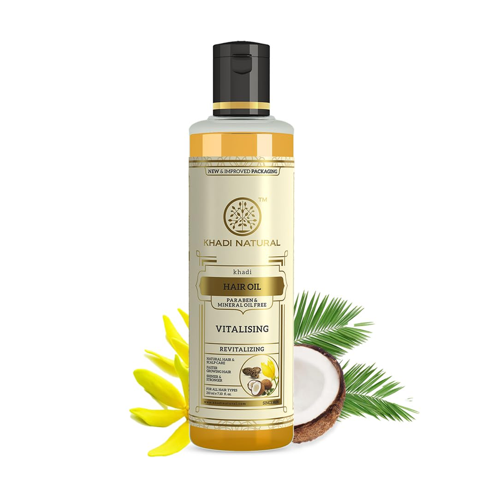 Khadi Natural Vitalising Hair Oil | Grocsy