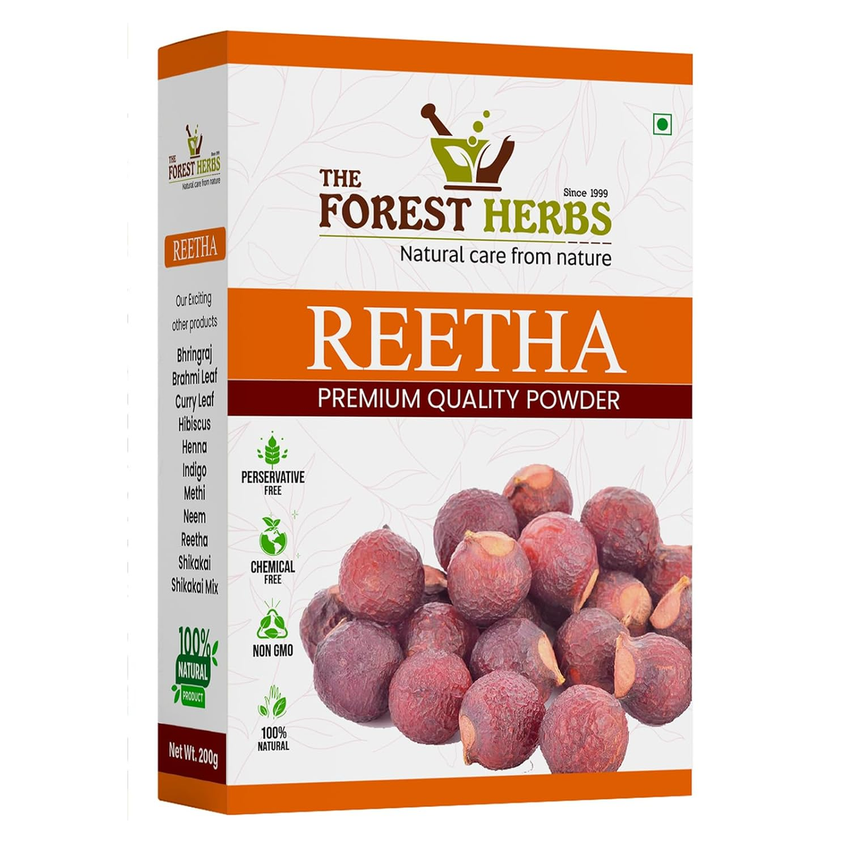 Forest Herbs Reetha Hair Care Powder | Grocsy