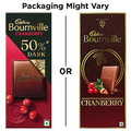 Cadbury Bournville Dark Chocolate Bar with Cranberry, 80g (Pack of 5) | Grocsy